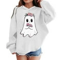 thumbnail image 1 of Cute Halloween Printed Hoodie for Boys Girls Long Sleece Casaul Oversized Comfy Hooded Sweatshirt Teen Classic Fashion Cozy Pullover Jacket Fall Winter Preppy Clothing Size 3-14 Years, 1 of 6