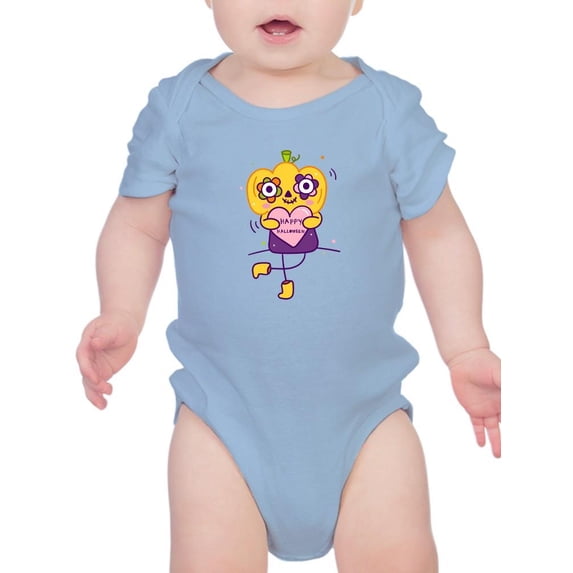 Cute Halloween Pumpkin Ragdoll Bodysuit Infant -Image by Shutterstock, Newborn