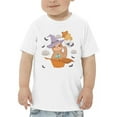 thumbnail image 1 of Cute Halloween Sloth In Basket T-Shirt Toddler -Image by Shutterstock,  5 Toddler, 1 of 4