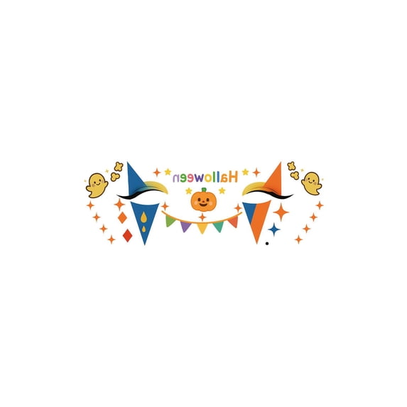 Cute Halloween Temporary Face Tattoos Spooky Halloween for Student and Adults Halloween Party Favors for Halloween Accessories
