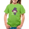 thumbnail image 1 of Cute Halloween Witch T-Shirt Juniors -Image by Shutterstock,  x-Small, 1 of 4