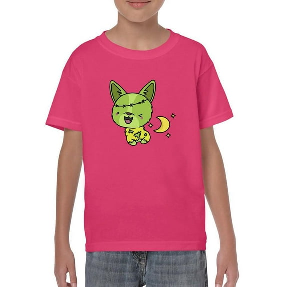 Cute Halloween Zombie Corgi T-Shirt Juniors -Image by Shutterstock, x-Small
