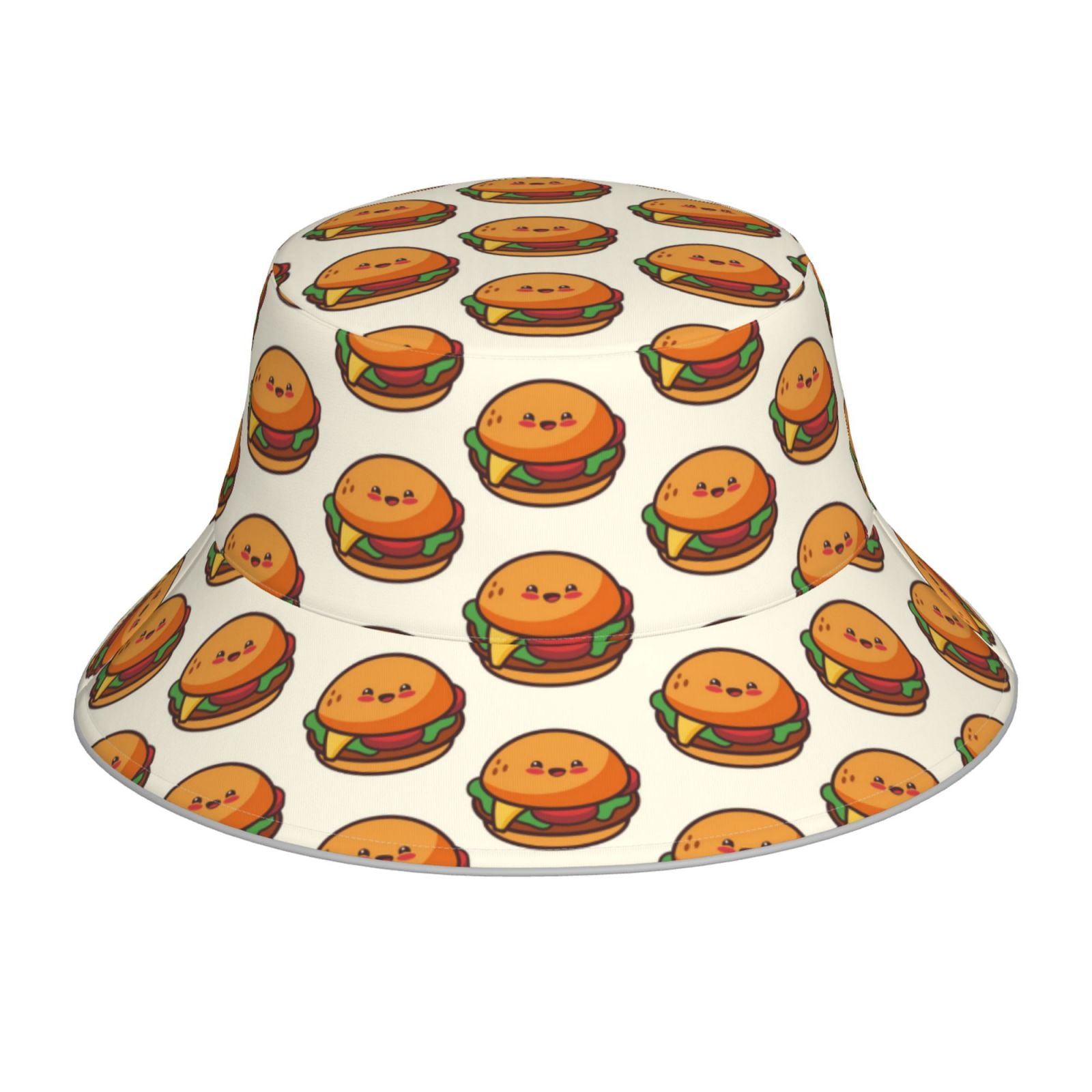 Cute Hamburger Expression Pillow Cases Standard Size, Pillow Case 20x26