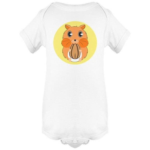 Cute Hamster Eating Bodysuit Infant -Image by Shutterstock, Newborn