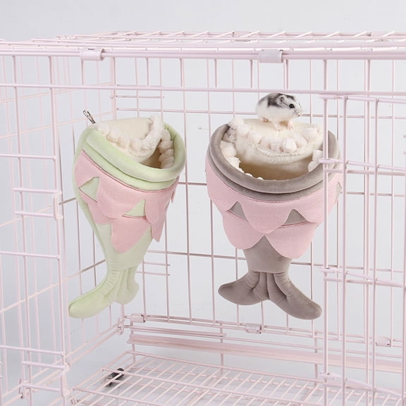 Cute Hamster Hammock Small Animals Hanging Bed Mat House Cage Nest Accessories