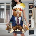 thumbnail image 1 of Cute Hamster School Uniform Women's Classic Swing Skater Dress Casual Work Party Cocktail Dresses, 1 of 6