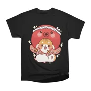 Cute Hamster with Tako Hat T-Shirt Tee Gift For Him Merch For Her Apparel For Friend
