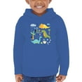 thumbnail image 1 of Cute Hand Drawn Dinos Hoodie Toddler -Image by Shutterstock,  2 Toddler, 1 of 4