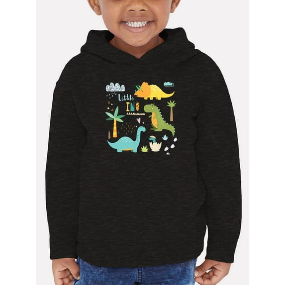 Cute Hand Drawn Dinos Hoodie Toddler -Image by Shutterstock, 5 Toddler