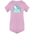 thumbnail image 1 of Cute Hand Drawn Shark Bodysuit Infant -Image by Shutterstock,  6 Months, 1 of 2