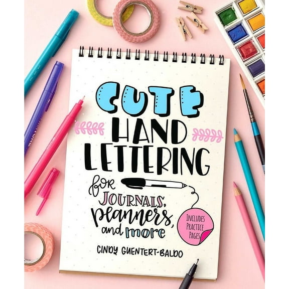 Cute Hand Lettering, (Paperback)