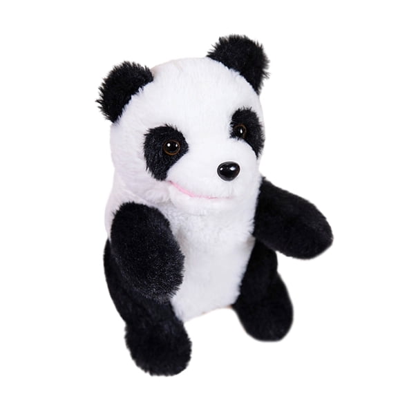 Cute Hand Puppet Soft Plush Animal Toy Movable Mouth Pretend Play Gift