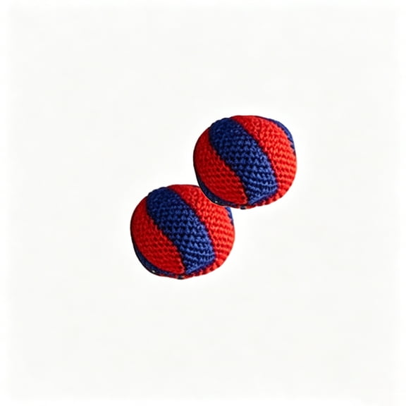 Cute Handcrafted Sandbag Ball with Soft Leather and Safe Foam-Ceramic Filling for Toss and Catch Games, Adorable Expression Design for Sensory Interaction, Interactive Entertainment Accessory