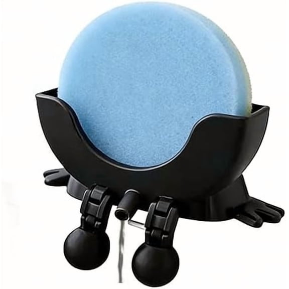 Cute Hanging Sponge Holder with Drainage - Sponge Holder with Drainage Featuring Legs and Open Draining Design, Smiley Fun Kitchen Sink Edge Stand for Daily Kitchen Cleaning