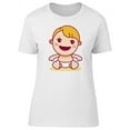 thumbnail image 1 of Cute Happy Baby Boy Cartoon Tee Women's -Image by Shutterstock, 1 of 2