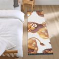 thumbnail image 1 of Cute Happy Cartoon Lions Bedside Runner Rug 2'x 6' Non Slip Carpet Floor Mat Area Rug, 1 of 8