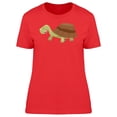 thumbnail image 1 of Cute Happy Cartoon Turtle T-Shirt Women -Image by Shutterstock, Female Small, 1 of 2