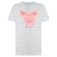 thumbnail image 1 of Cute Happy Farm Pig Cartoon Tee Men's -Image by Shutterstock, 1 of 2