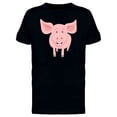 thumbnail image 1 of Cute Happy Farm Pig Cartoon Tee Men's -Image by Shutterstock, 1 of 2