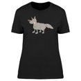 thumbnail image 1 of Cute Happy Grey Wolf Cartoon T-Shirt Women -Image by Shutterstock, Female x-Large, 1 of 2