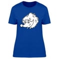 thumbnail image 1 of Cute Happy Hedgehog Doodle T-Shirt Women -Image by Shutterstock, Female XX-Large, 1 of 2