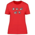 thumbnail image 1 of Cute Happy Kittens Doodles T-Shirt Women -Image by Shutterstock, Female Medium, 1 of 2