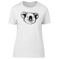 thumbnail image 1 of Cute Happy Koala Sketch T-Shirt Women -Image by Shutterstock, Female Large, 1 of 4