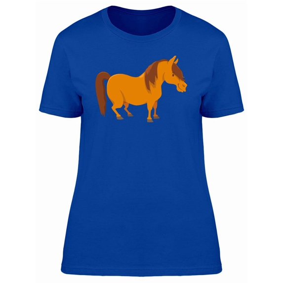 Cute Happy Pony Cartoon Tee Women's -Image by Shutterstock