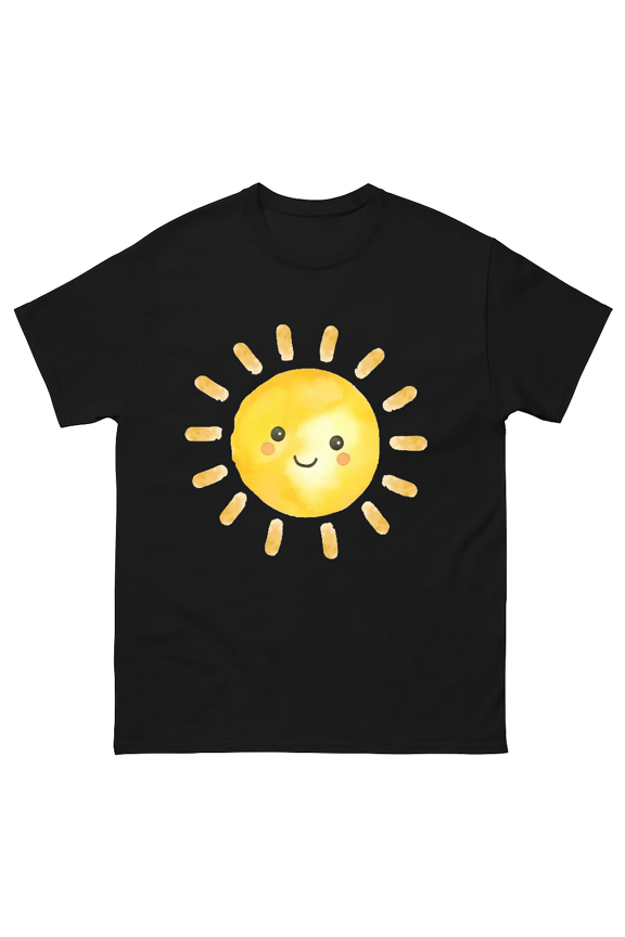 Cute Happy Sun Sunshine Summer Kawaii Face Smiling Gift Unisex T-Shirt V16925, up to size 5XL