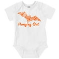 thumbnail image 1 of Cute Haunted House Halloween Bat Romper Boys or Girls Infant Baby Brisco Brands 12M, 1 of 6