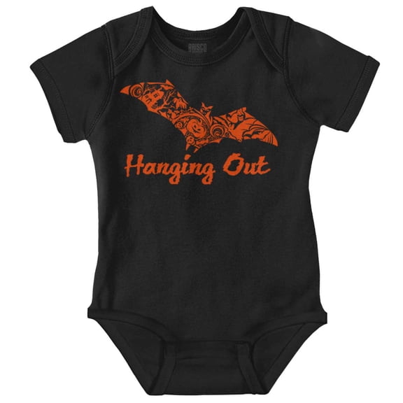 Cute Haunted House Halloween Bat Romper Boys or Girls Infant Baby Brisco Brands 12M