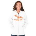 thumbnail image 1 of Cute Haunted House Halloween Bat Zip Hoodie Sweatshirt Women Brisco Brands L, 1 of 6