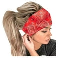 thumbnail image 1 of Cute Headbands for Women Handkerchief Headbands for Women Bandana Headbands Hair Bandana Head Scarf for Women's Hair Bandanas for Women Hair Bandanas Tie Dye Headbands for Women Red Headband, 1 of 4