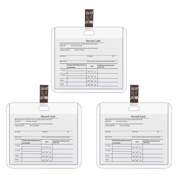 Cute Health Card PVC -Contact Protective Sleeve PVC Soft Card Sleeve Stationery Set