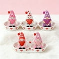 thumbnail image 1 of Cute Heart Gnomes for Valentine’s Day，5Pcs Elf Figurine, Romantic Home Decor for Living Room, Shelf, Office, Gift for Couples, Anniversary, Wedding, Gifts for Women, 1 of 6