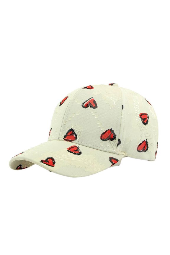Cute Heart Hat for Women, Hard Brim Baseball Cap, Summer Breathable Outdoor Sun Protection Visor Hat, Sun Hat, Duckbill Cap, Trendy