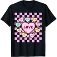 thumbnail image 1 of Cute Heart Love Valentines Day for Men Women Teachers Kids T-Shirt, 1 of 6