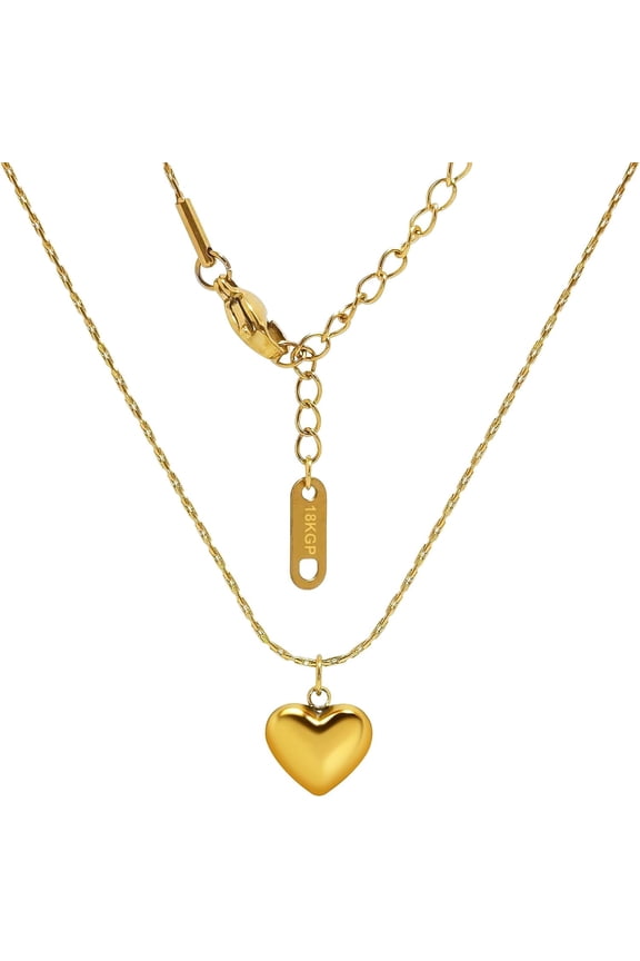 Cute Heart Necklace 18K Gold Plated Necklaces for Women Trendy Rabbit/Daisy/Love Charm Necklace Dainty Women's Jewelry Gift[t081]