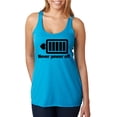 thumbnail image 1 of Cute Heart Never Power off Love Couple Gift Valentine's Day Tri-Blend Racerback Tank Top, Vintage Turquoise, Medium, 1 of 3
