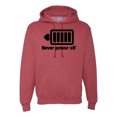 thumbnail image 1 of Cute Heart Never Power off Love Couple Gift Valentine's Day Unisex Graphic Hoodie Sweatshirt, Vintage Heather Red, 2XL, 1 of 3