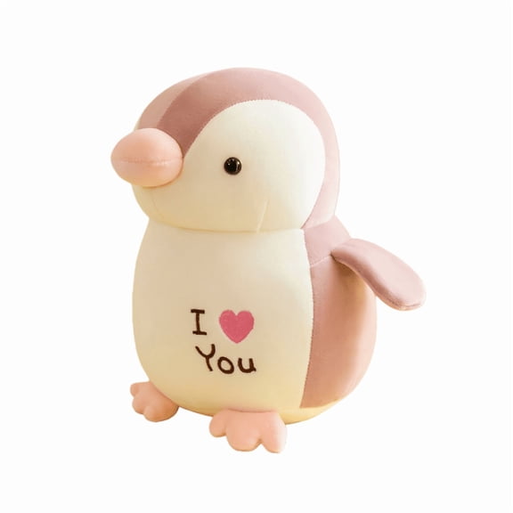 Cute Heart Penguin Plush Toy, Soft Penguin Stuffed Animal, Adorable Heart-Holding Plush Doll, Fluffy Penguin Plush Figure, Cozy Snuggle Plush Ornament, Sweet Gift for Home Décor