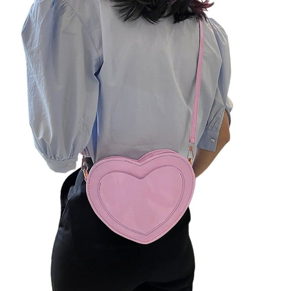 Cute Heart Shaped Handbag Multifunctional and Stylish Shoulder Bag for Everyday Use Perfect for Women