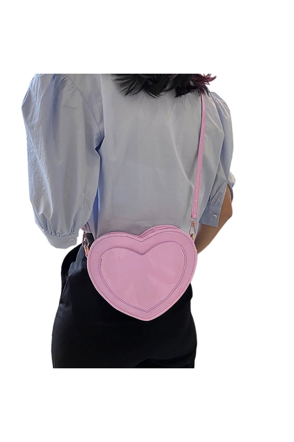 Cute Heart Shaped Handbag Multifunctional and Stylish Shoulder Bag for Everyday Use Perfect for Women