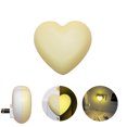 thumbnail image 1 of Cute Heart-Shaped Lamp Cute Night Lights with Dusk to Dawn Sensor Yellow 1pack LED Night Light for Gifts Gaming Room, 1 of 6