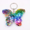 Cute Heart Star Unicorn Animal Glitter Sequins Keychain Anime Key Chain