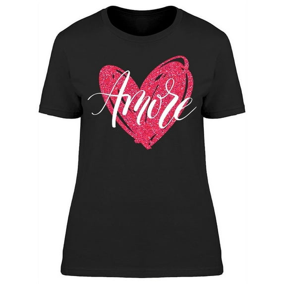 Cute Heart T-Shirt Women -Image by Shutterstock, Female 3X-Large