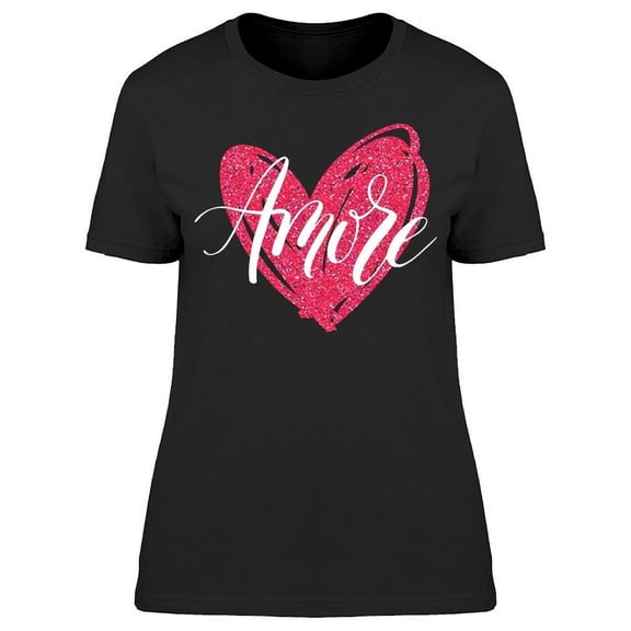 Cute Heart  T-Shirt Women -Image by Shutterstock, Female Large