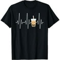 thumbnail image 1 of Cute Heartbeat Bubble Tea Boba Milk Tea Kawaii Gift Idea T-Shirt, 1 of 4