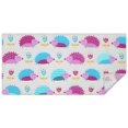 thumbnail image 1 of Cute Hedgehog and Flowers Rectangle Tablecloth 60"x120",Waterproof Polyester Rectangle Table Cloth, Wipeable Spillproof Polyester Tablecloth for Dining, Camping, Indoor and Outdoor, 1 of 6
