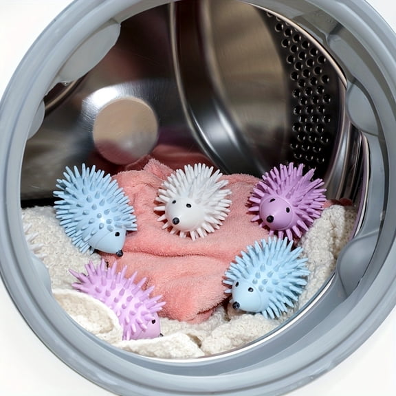 Cute Hedgehog Laundry Balls - 2-Pack | Anti-Tangle & Wrinkle-Free Laundry Helper